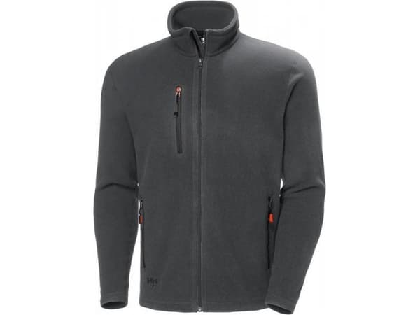 Helly Hansen herrejakke Oxfordjakke, fleece, størrelse M, grå