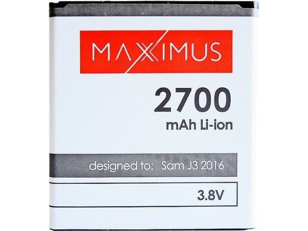 Batteri MAXXIMUS BAT MAXXIMUS SAM J3 2016 2700mAh EB-BG530BBC