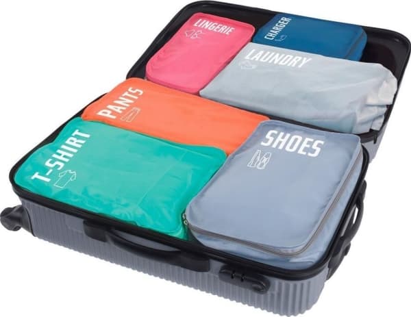 ProWorld Organizer 6x for clothes suitcase universal travel bag