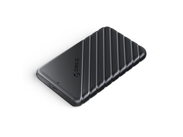 HDD / SSD-kabinett 2,5" Orico, 6 Gbps, USB-C 3.1 Gen1 (svart)