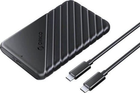 HDD / SSD-kabinett 2,5" Orico, 6 Gbps, USB-C 3.1 Gen1 (svart)