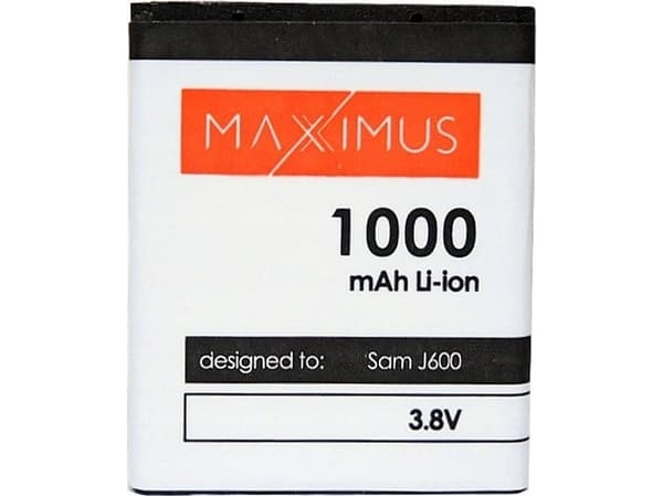 Batteri MAXXIMUS BAT MAXXIMUS SAM J600 1000mAh Li-ion AB483640BU