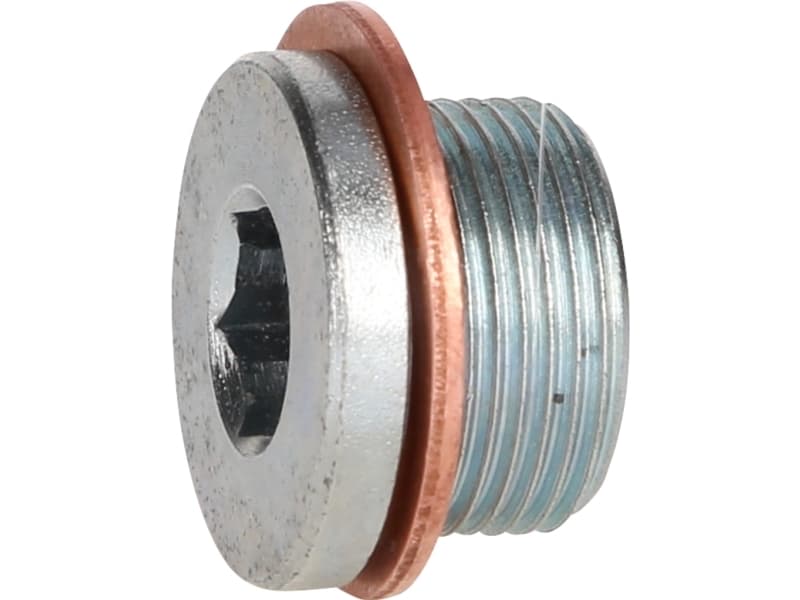 KS Tools 430.0604, Skruv, Automotive, M24, Platt huvud, Allen (hex), Koppar, Metallisk