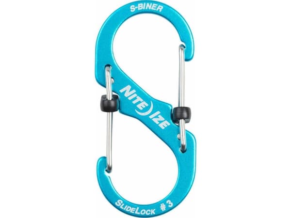 NiteIze Nite Ize S-Biner Slidelock #3 Blå