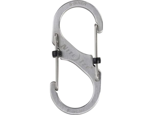 Carabiner Nite Ize S-Biner Slidelock #3 Rustfri