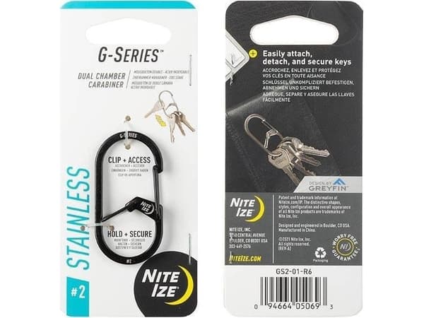 Karabinkrok Nite Ize G-serien Dual Chamber Carabiner. #2