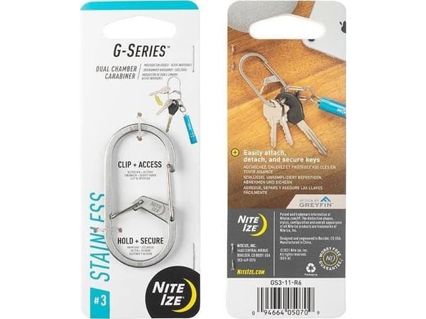 Karbinhake Nite Ize G series Dual Chamber Carabiner. #3