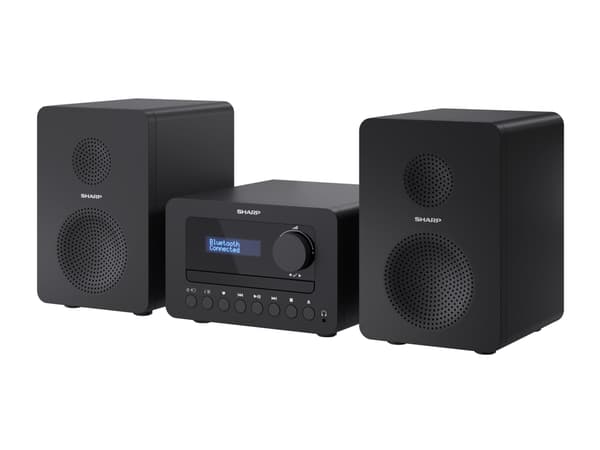 Sharp XL-B520D - Mikrosystem - svart