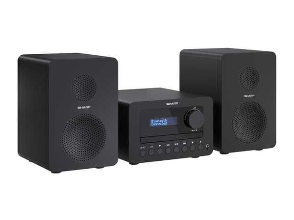 Sharp XL-B520D - Mikrosystem - svart