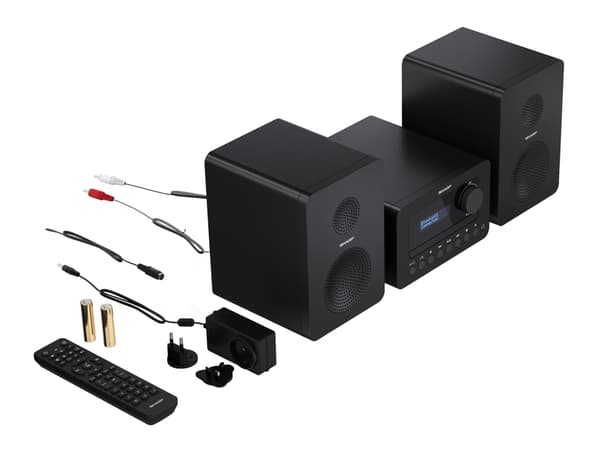 Sharp XL-B520D - Mikrosystem - svart