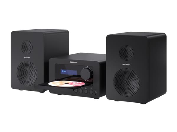Sharp XL-B520D - Mikrosystem - svart