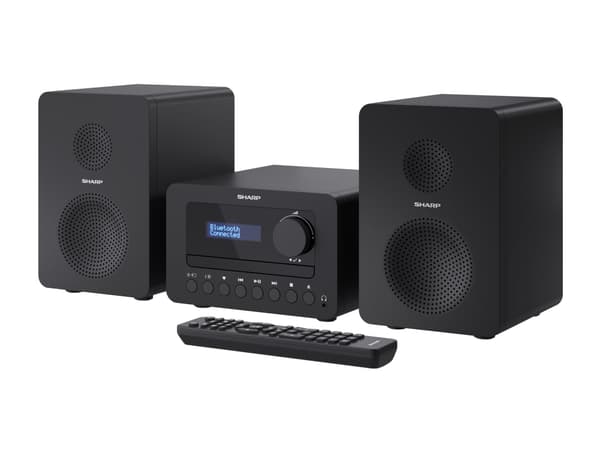 Sharp XL-B520D - Mikrosystem - svart Svart