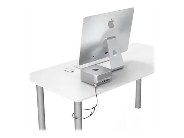 Compulocks Mac Studio Ledge Lock Adapter with Keyed Cable Lock - Säkerhetslås - för Apple Mac Studio (I mitten av 2022, Tidigt 2022)