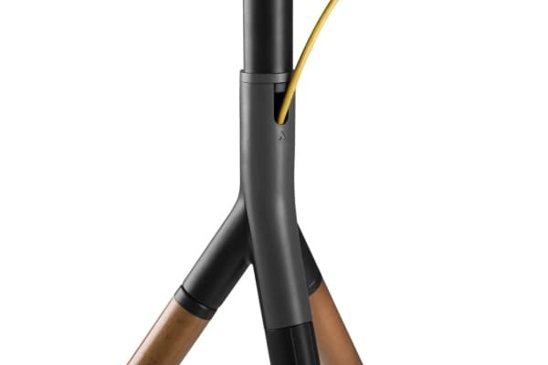 Sinox Tripod TV-golvstativ med vridbar topp. 45"-65". Mörkt trä/svart