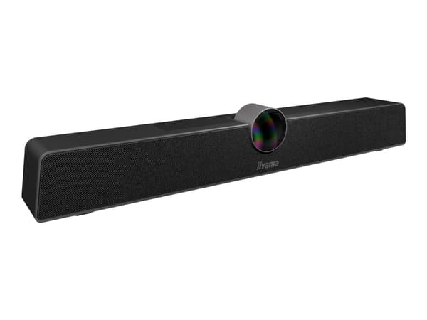iiyama UC CAM120ULB - Konferansekamera - panorering / zoom - farge - 12 MP - lyd - USB-C