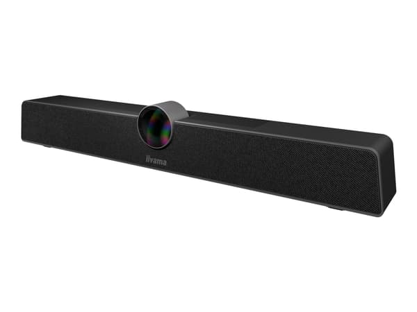 iiyama UC CAM120ULB - Konferansekamera - panorering / zoom - farge - 12 MP - lyd - USB-C
