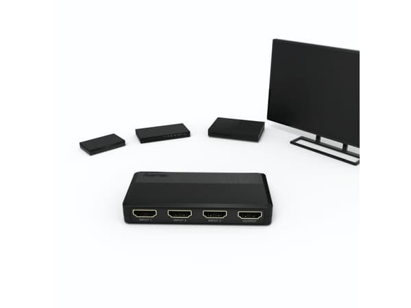 Hama 00121760, HDMI, Sort, 480i, 480p, 576i, 576p, 720p, 1080i, 1080p, DTS-HD, Dolby Digital, Dolby TrueHD, AC3, DTS, LPCM, 95 mm
