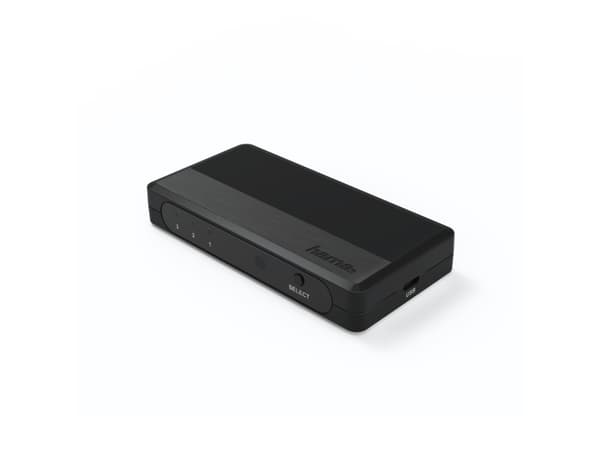 Hama 00121760, HDMI, Sort, 480i, 480p, 576i, 576p, 720p, 1080i, 1080p, DTS-HD, Dolby Digital, Dolby TrueHD, AC3, DTS, LPCM, 95 mm