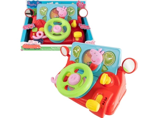 HTI Peppa Pig Rattsimulator med lys og lyd