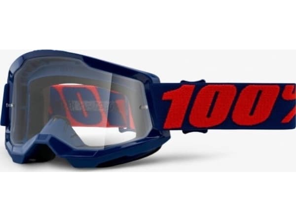 100 % vernebriller 100 % TAP AV 2 VEKT (klar anti-tåkelinse, LT 88 %-92 %) (NY)
