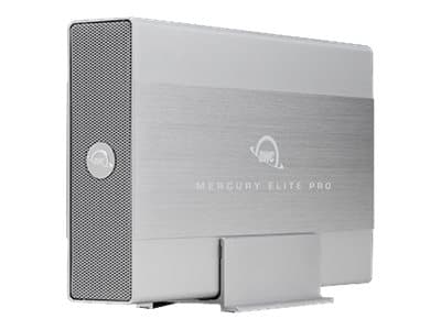 OWC Mercury Elite Pro - Drevkabinett - 3.5" - SATA 6Gb/s - USB 3.2 (Gen 1) - sølv Sølv