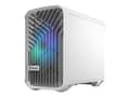 Miniatyrbild 2 av 5: Fractal Design Torrent Nano - Tower - Mini-DTX - genomskinlig sidopanel (härdat glas) - ingen strömförsörjning (ATX) - white RGB clear tint - USB/lju
