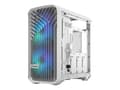 Miniatyrbild 2 av 5: Fractal Design Torrent Compact - Tower - utökad ATX - genomskinlig sidopanel (härdat glas) - ingen strömförsörjning (ATX) - white RGB clear tint - US