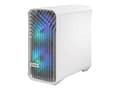 Miniatyrbild 1 av 5: Fractal Design Torrent Compact - Tower - utökad ATX - genomskinlig sidopanel (härdat glas) - ingen strömförsörjning (ATX) - white RGB clear tint - US