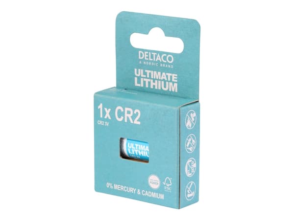 DELTACO Ultimate - Batteri CR2 - Li - blå