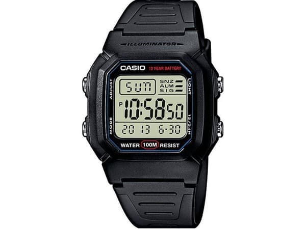 Casio W-800H-1AVDF, vanntett, elektronisk