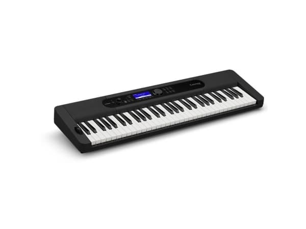 Casio CT-S400, Digital synthesizer, Choruseffekt, Flanger / Digital Signal Processing (DSP), Reverb, 5 W, Svart, LCD, AC, Batteri