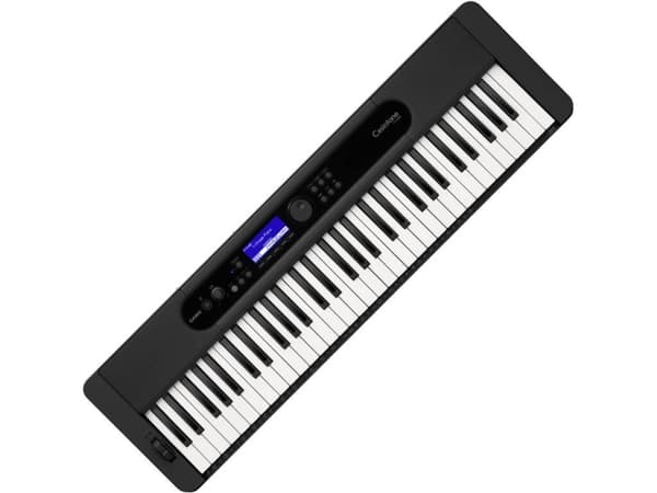 Casio CT-S400, Digital synthesizer, Choruseffekt, Flanger / Digital Signal Processing (DSP), Reverb, 5 W, Svart, LCD, AC, Batteri