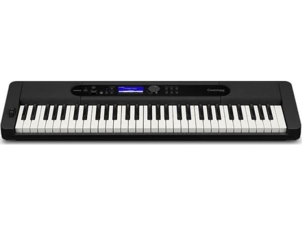 Casio CT-S400, Digital synthesizer, Choruseffekt, Flanger / Digital Signal Processing (DSP), Reverb, 5 W, Svart, LCD, AC, Batteri