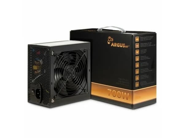 Argus BPS-700 - Strømforsyning (intern) - ATX12V 2.4 - 80 PLUS Bronze - AC 100/240 V - 700 watt - aktiv PFC Sort