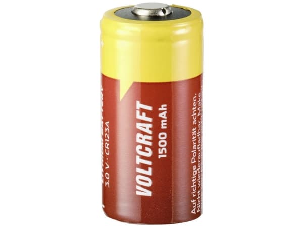 VOLTCRAFT CR123A Fotobatteri CR-123A Lithium 1500 mAh 3 V 1 stk