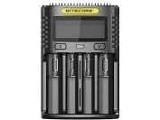 Nitecore UM4, Lithium jern fosfat (LiFePO4), Lithium-Ion (Li-Ion), Nikkel-Cadmium (NiCd), Nikkel-Metalhydrid..., AA, AAA, AAAA, C, D
