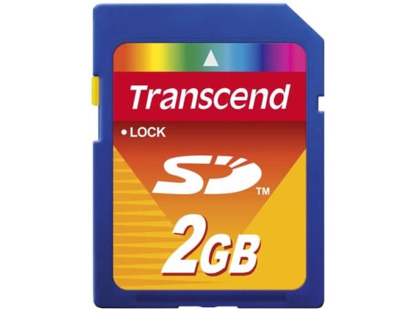 Transcend - Flashminnekort - 2 GB - SD