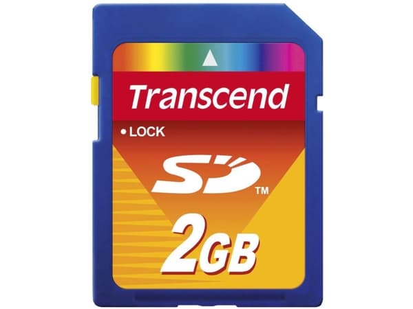 Transcend - Flashminnekort - 2 GB - SD