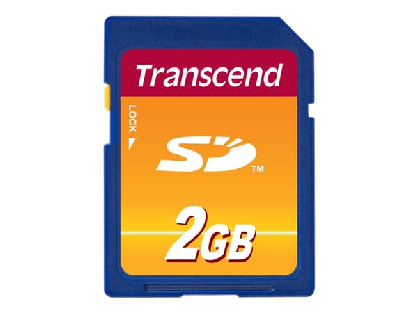 Transcend - Flashminnekort - 2 GB - SD