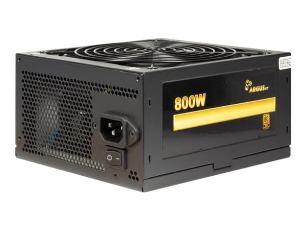 Argus GPS-800 - Strømforsyning (intern) - ATX12V 2.4 - 80 PLUS Gold - AC 100/240 V - 800 watt