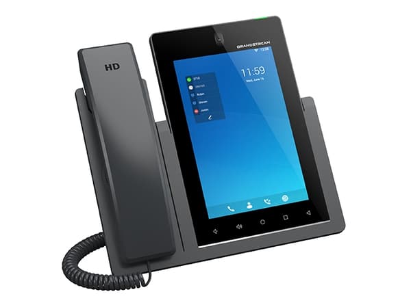 Grandstream GXV3470 - IP-videotelefon - med digital kamera, Bluetooth interface - IEEE 802.11a/b/g/n/ac/ax (Wi-Fi) / Bluetooth 5.0 - 10-riktad samtal