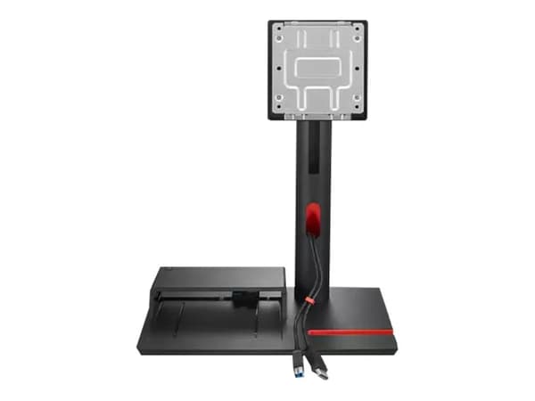 Lenovo ThinkCentre TIO Flex - Ställ - för bildskärm/tunn klient/mobiltelefon - skärmstorlek: 22"-27" - monteringsgränssnitt: 100 x 100 mm - skrivbord