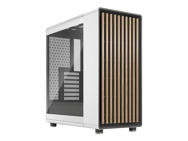 Fractal Design North, PC, Valkoinen, ATX, mikro ATX, Mini-ITX, Terästä, Karkaistu lasi, 17 cm, 35,5 cm