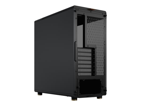 Fractal Design North - Mid tower - ATX - sidepanel med vindu (farget glass) - ingen strømforsyning (ATX) - trekullsort - USB/lyd