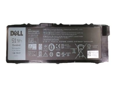 Dell Primary - Batteri för bärbar dator - litiumjon - 6-cells - 91 Wh - för Precision 7510, 7710