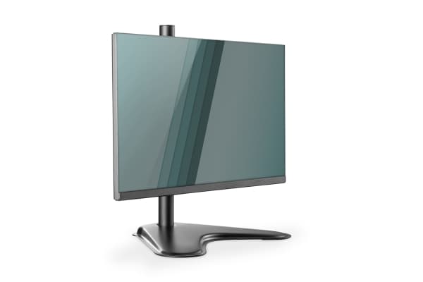 DIGITUS - Stativ - Quick Mount & QuickRelease - for LCD-skjerm - universal - plastikk, stål - svart - skjermstørrelse: 17"-32" - skrivebordsstativ
