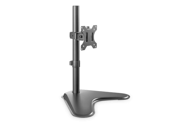 DIGITUS - Stativ - Quick Mount & QuickRelease - for LCD-skjerm - universal - plastikk, stål - svart - skjermstørrelse: 17"-32" - skrivebordsstativ