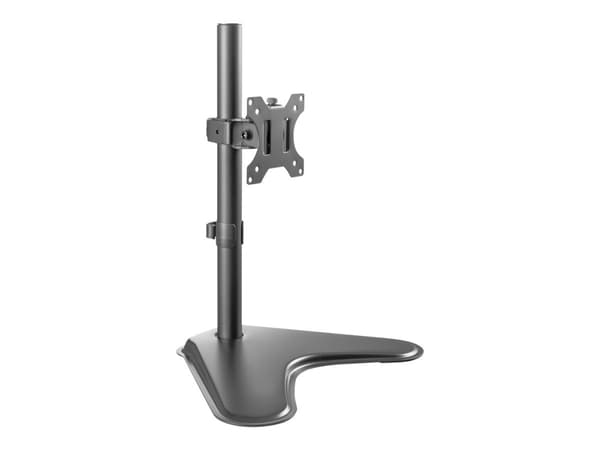DIGITUS - Ställ - Snabb Montering & SnabbAvsläpp - för LCD-display - universell - plast, stål - svart - skärmstorlek: 17"-32" - skrivbordsstativ