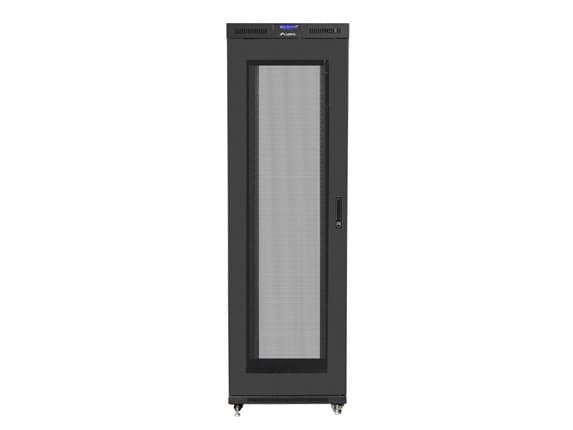 ASENNUSKAAPPI 19" 42U 800X1200 MUSTA LCD REI'ITETTY OVI LANBERG (FLAT PACK)