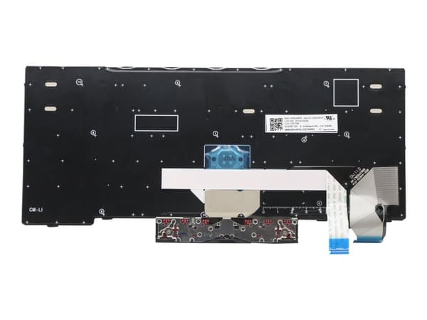 Chicony - Erstatningstastatur for bærbar PC - Fransk - svart - for ThinkPad L13 Gen 2; L13 Yoga Gen 2; X13 Gen 1